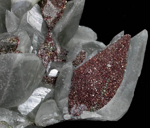 Calcite with Pyrite-Marcasite from Brushy Creek Mine, Viburnum Trend, Reynolds County, Missouri