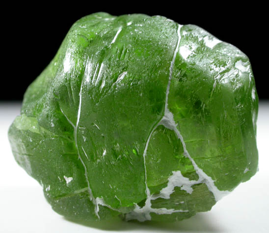 Forsterite var. Peridot (gem-grade crystal) from Suppat, Naran-Kagan Valley, Kohistan District, Khyber Pakhtunkhwa (North-West Frontier Province), Pakistan