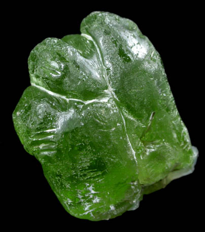 Forsterite var. Peridot (gem-grade crystal) from Suppat, Naran-Kagan Valley, Kohistan District, Khyber Pakhtunkhwa (North-West Frontier Province), Pakistan