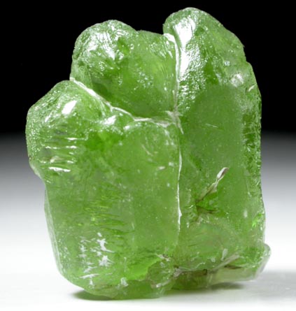 Forsterite var. Peridot (gem-grade crystal) from Suppat, Naran-Kagan Valley, Kohistan District, Khyber Pakhtunkhwa (North-West Frontier Province), Pakistan