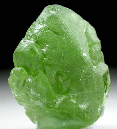 Forsterite var. Peridot (gem-grade crystal) from Suppat, Naran-Kagan Valley, Kohistan District, Khyber Pakhtunkhwa (North-West Frontier Province), Pakistan