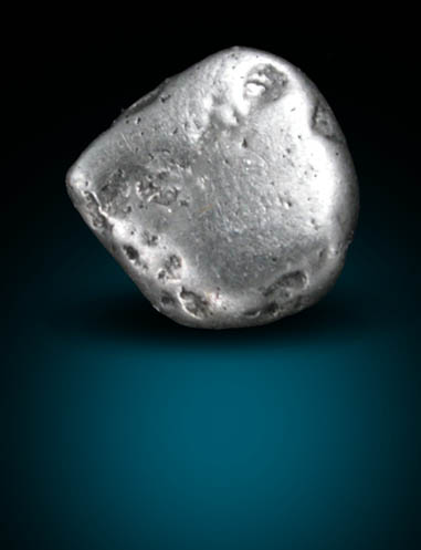 Platinum nugget from Middle Ural Mountains, Russia