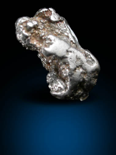 Platinum nugget from Middle Ural Mountains, Russia