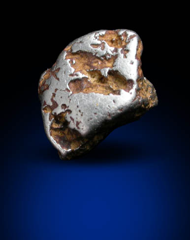 Platinum nugget from Middle Ural Mountains, Russia