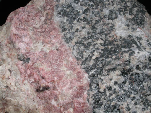 Willemite, Rhodonite, Franklinite, Calcite from Franklin, Sussex County, New Jersey (Type Locality for Franklinite)