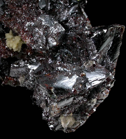 Sphalerite and Barite over Dolomite from Elmwood Mine, Carthage, Smith County, Tennessee