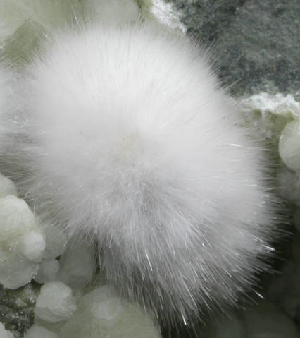 Okenite and Gyrolite from Bombay Quarry, Mumbai (Bombay), Maharastra, India