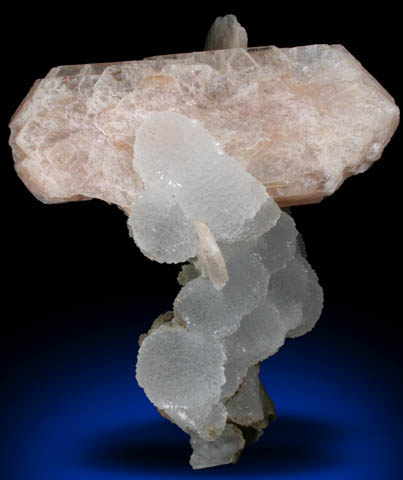 Stilbite-Ca with Quartz from Garrawilla Station, near Gunnedah, New South Wales, Australia