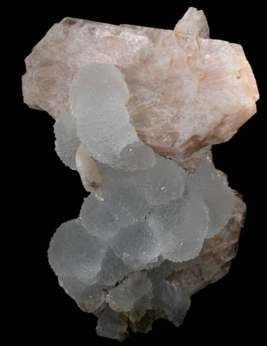 Stilbite-Ca with Quartz from Garrawilla Station, near Gunnedah, New South Wales, Australia