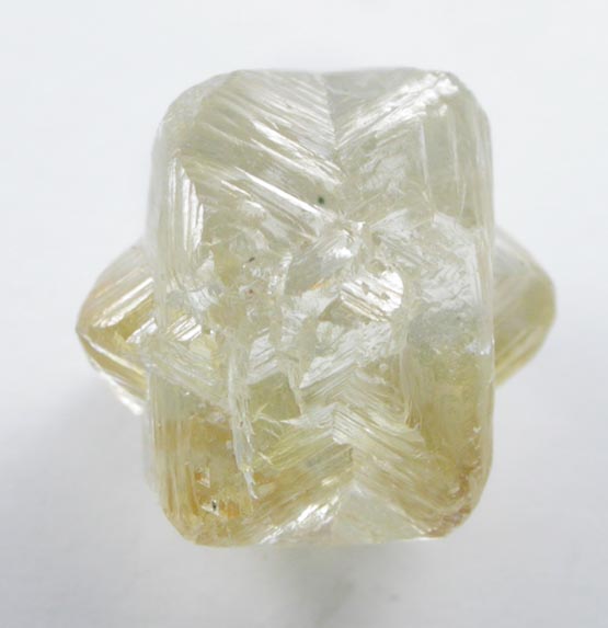 Diamond (4.50 carat intersecting yellow macles, twinned crystals including Star-of-David Twin) from Northern Cape Province, South Africa