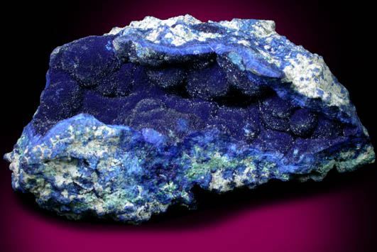 Azurite from Apex Mine, Tutsagubet District, Washington County, Utah