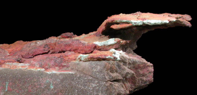 Copper with Cuprite from Washington Mine, Bridgewater Township, Somerset County, New Jersey