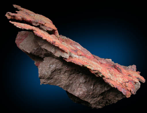 Copper with Cuprite from Washington Mine, Bridgewater Township, Somerset County, New Jersey