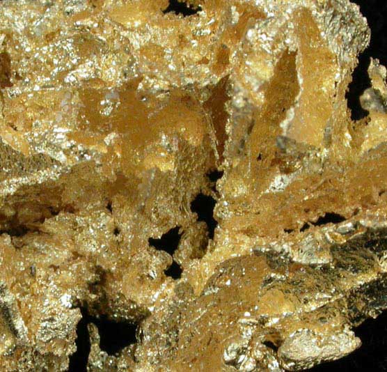 Gold (crystallized) from Mockingbird Mine, Mariposa County, California