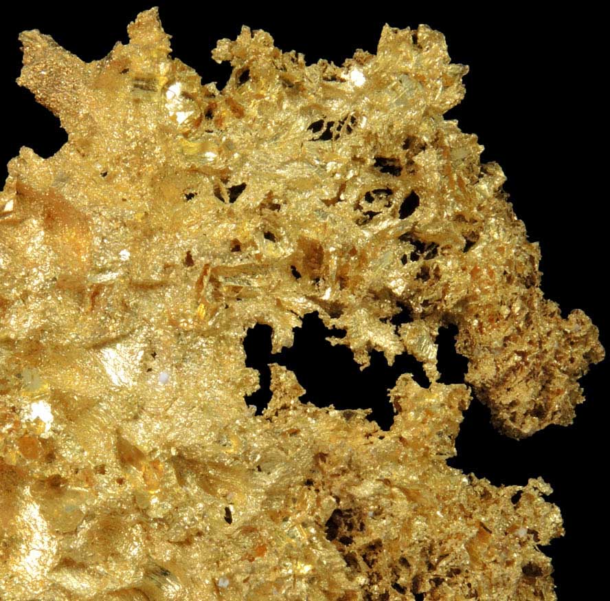 Gold from Mockingbird Mine, Mariposa County, California