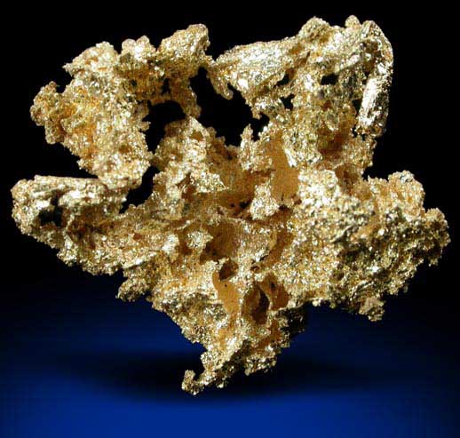 Gold from Mother Lode District, Tuolumne County, California