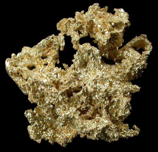 Gold from Mother Lode District, Tuolumne County, California