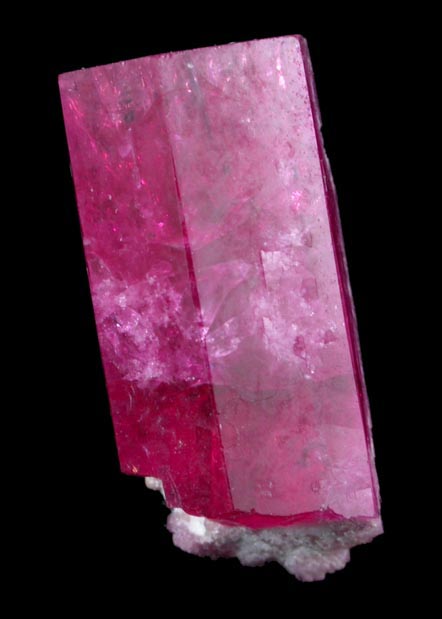 Beryl var. Bixbite (Red Beryl) from Rex Harris' Ruby Violet claim, Wah Wah Mountains, Beaver County, Utah