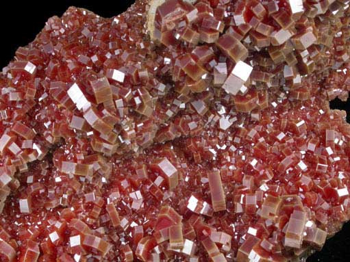 Vanadinite from Mibladen, Haute Moulouya Basin, Zeida-Aouli-Mibladen belt, Midelt Province, Morocco