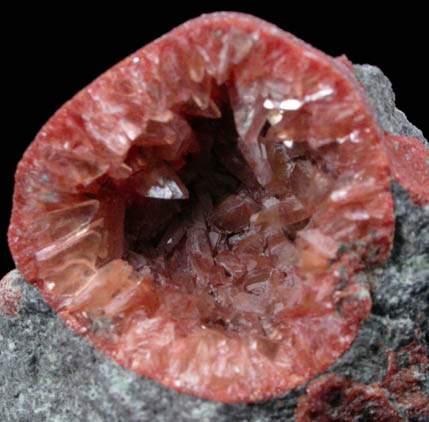 Heulandite from Brigadoon Pocket, Touch Hills, Stirlingshire, Scotland