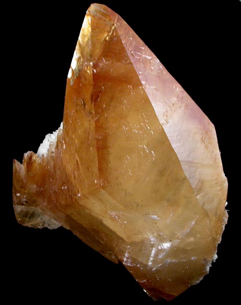 Calcite on Barite from Elmwood Mine, Carthage, Smith County, Tennessee