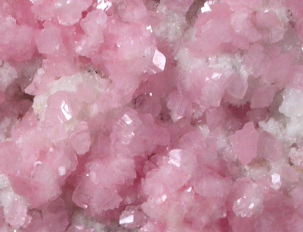 Rhodochrosite on Quartz from American Tunnel, Sunnyside Mine, Eureka District, San Juan County, Colorado