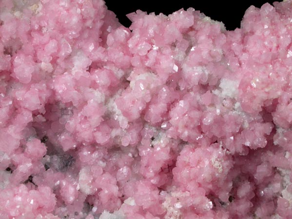 Rhodochrosite on Quartz from American Tunnel, Sunnyside Mine, Eureka District, San Juan County, Colorado