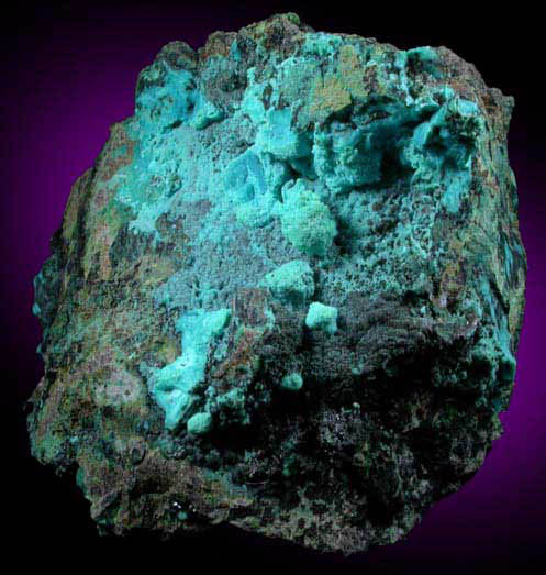 Chrysocolla pseudomorphs after Cumengeite and Boleite from Boleo District, near Santa Rosala, Baja California Sur, Mexico (Type Locality for Cumengite and Boleite)