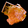 Wulfenite with Mimetite on Barite from Rowley Mine, 20 km northwest of Theba, Painted Rock Mountains, Maricopa County, Arizona