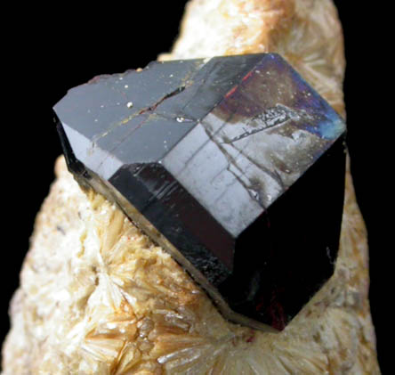 Rutile on Pyrophyllite from Champion Mine, 6 km WSW of White Mountain Peak, White Mountains, Mono County, California