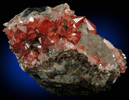 Rhodochrosite over Quartz from Uchucchaqua Mine, Oyon Province, Lima Department, Peru