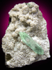 Apophyllite on Quartz from Poona, India