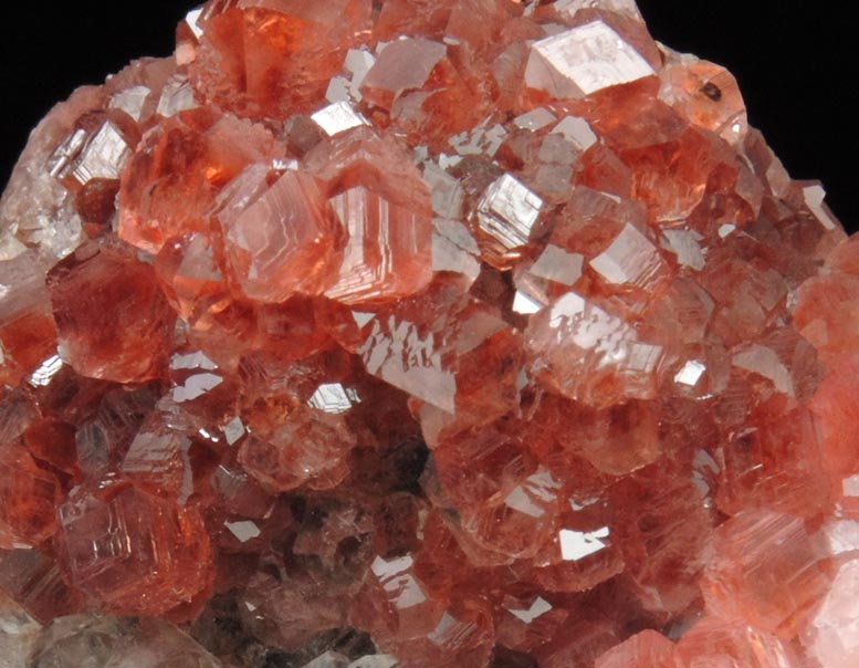 Rhodochrosite on Quartz from Uchucchaqua Mine, Oyon Province, Lima Department, Peru