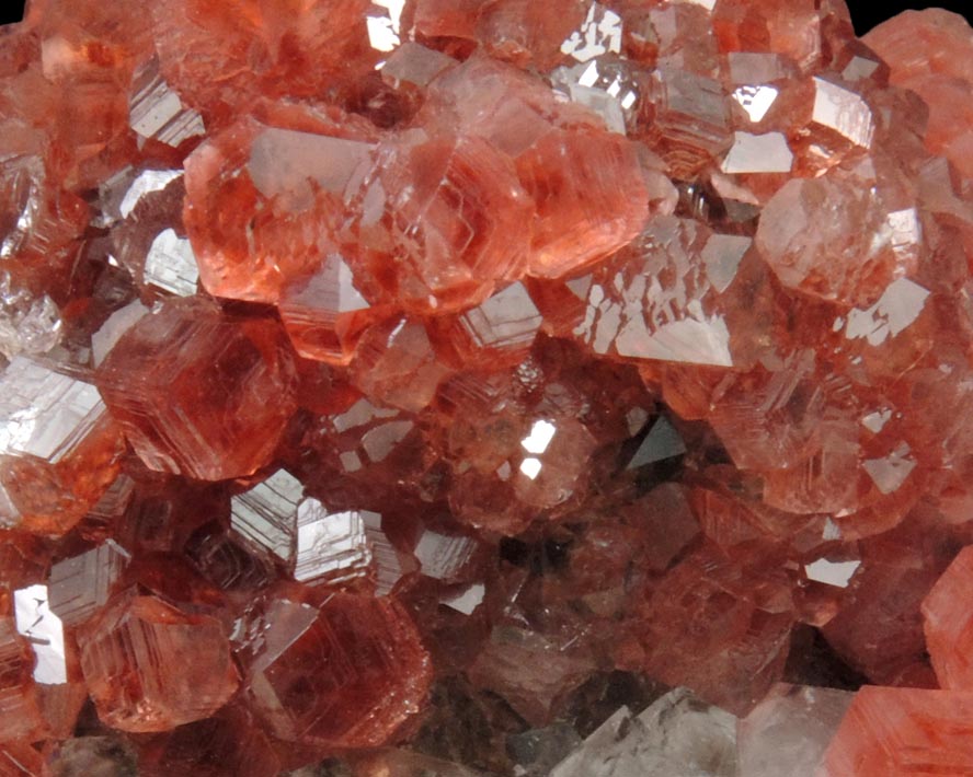 Rhodochrosite on Quartz from Uchucchaqua Mine, Oyon Province, Lima Department, Peru