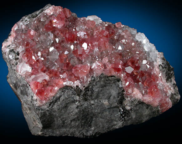 Rhodochrosite with Quartz from Uchucchaqua Mine, Oyon Province, Lima Department, Peru