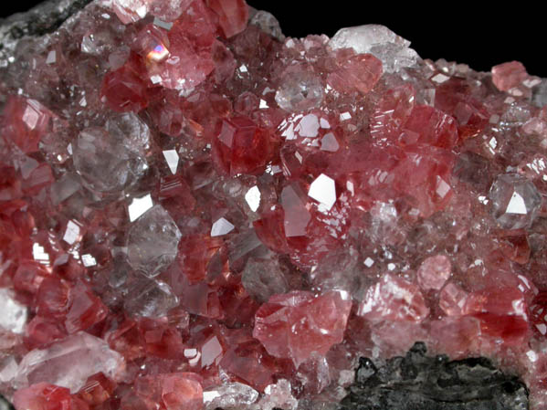 Rhodochrosite with Quartz from Uchucchaqua Mine, Oyon Province, Lima Department, Peru