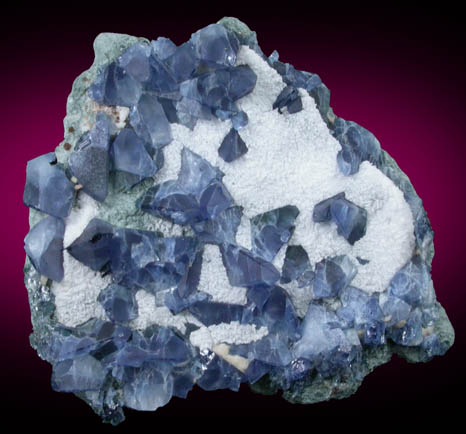 Benitoite from Benitoite Gem Mine, New Idria District, San Benito County, California (Type Locality for Benitoite)