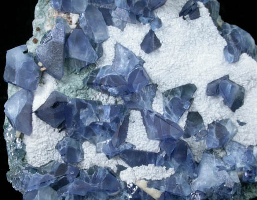 Benitoite from Benitoite Gem Mine, New Idria District, San Benito County, California (Type Locality for Benitoite)