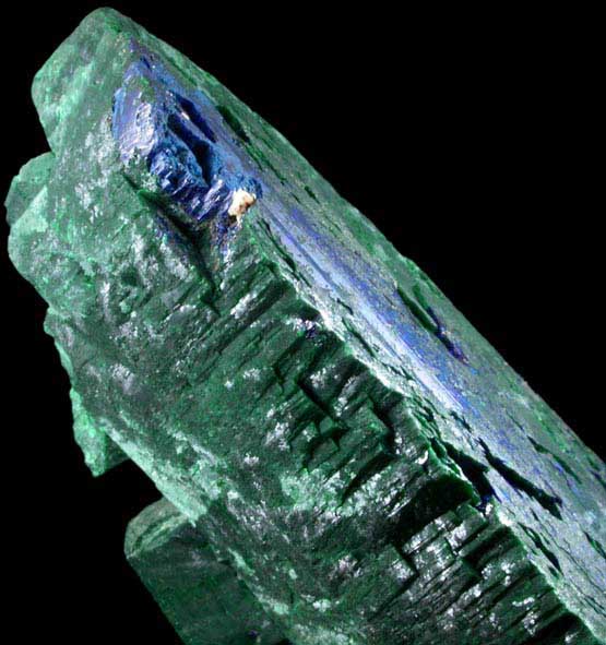 Malachite pseudomorph after Azurite from Tsumeb Mine, Otavi-Bergland District, Oshikoto, Namibia