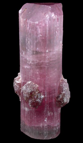 Elbaite var. Rubellite Tourmaline with Lepidolite from Himalaya Mine, Mesa Grande District, San Diego County, California