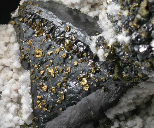 Sphalerite with Bournonite, Chalcopyrite, Calcite, Quartz from Quiruvilca District, Santiago de Chuco Province, La Libertad Department, Peru