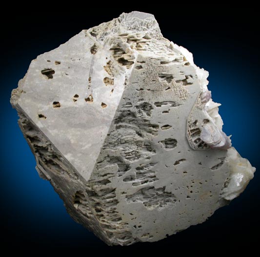 Microcline (Baveno-law twinned) with Lepidolite and Albite from Himalaya Mine, Mesa Grande District, San Diego County, California