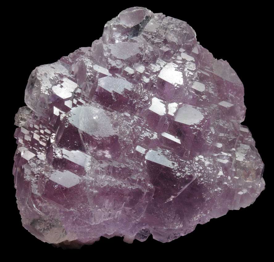 Fluorite with internal phantom-growth zoning from Dongpo Mine, Yizhang , Hunan, China