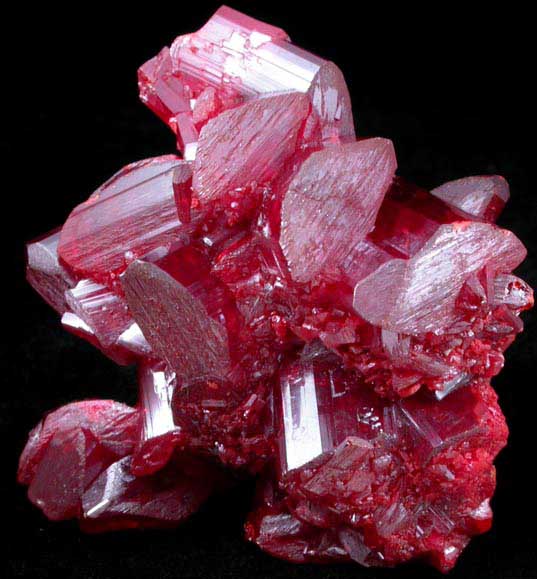 Realgar from Jiepaiyu Mine, Shimen, Hunan, China