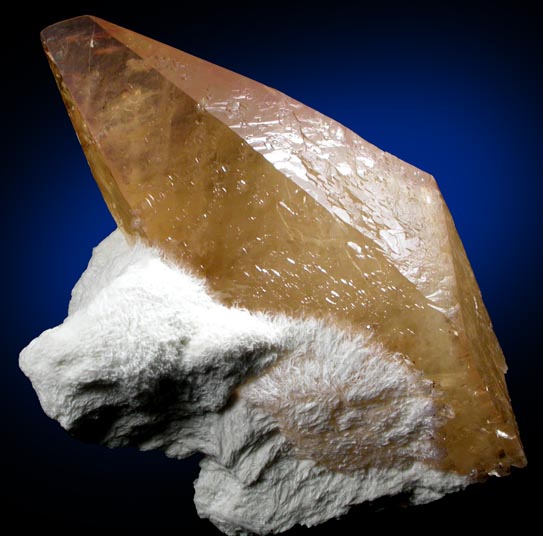 Calcite on Barite from Elmwood Mine, Carthage, Smith County, Tennessee