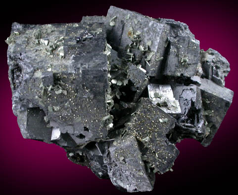 Galena with Sphalerite and Marcasite from Sweetwater Mine, Viburnum Trend, Reynolds County, Missouri