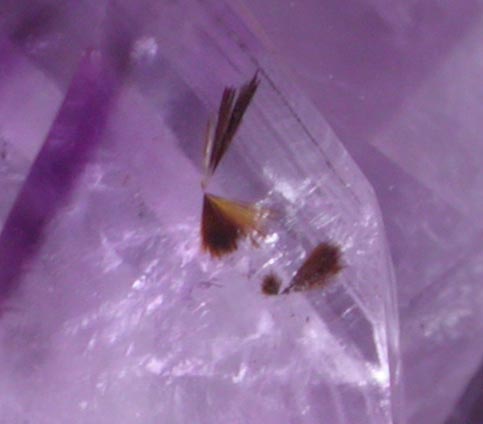 Quartz var. Amethyst with Goethite inclusions from Alto Uruguai, Rio Grande do Sul, Brazil