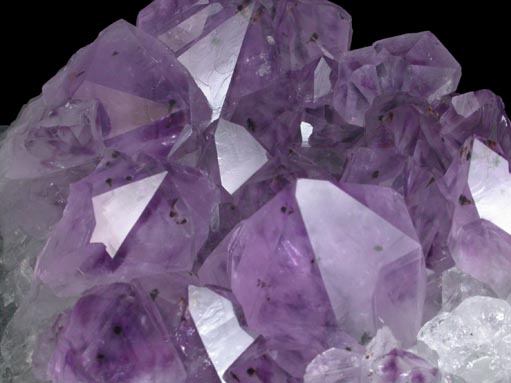 Quartz var. Amethyst with Goethite inclusions from Alto Uruguai, Rio Grande do Sul, Brazil