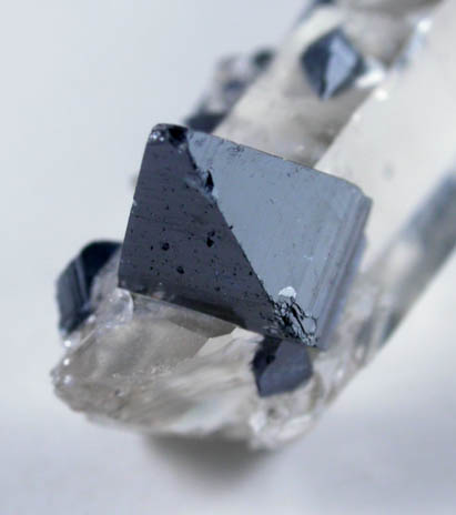 Anatase on Quartz from Matskorhae, Hardangervidda, Ullensvang Statsallmenning, Hordaland, Norway