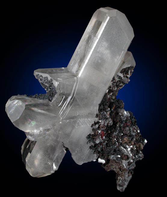 Cerussite (twinned crystals) from Tsumeb Mine, Otavi-Bergland District, Oshikoto, Namibia